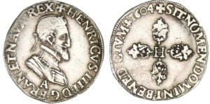 Henri IV - Demi-franc 1604 A (Paris)