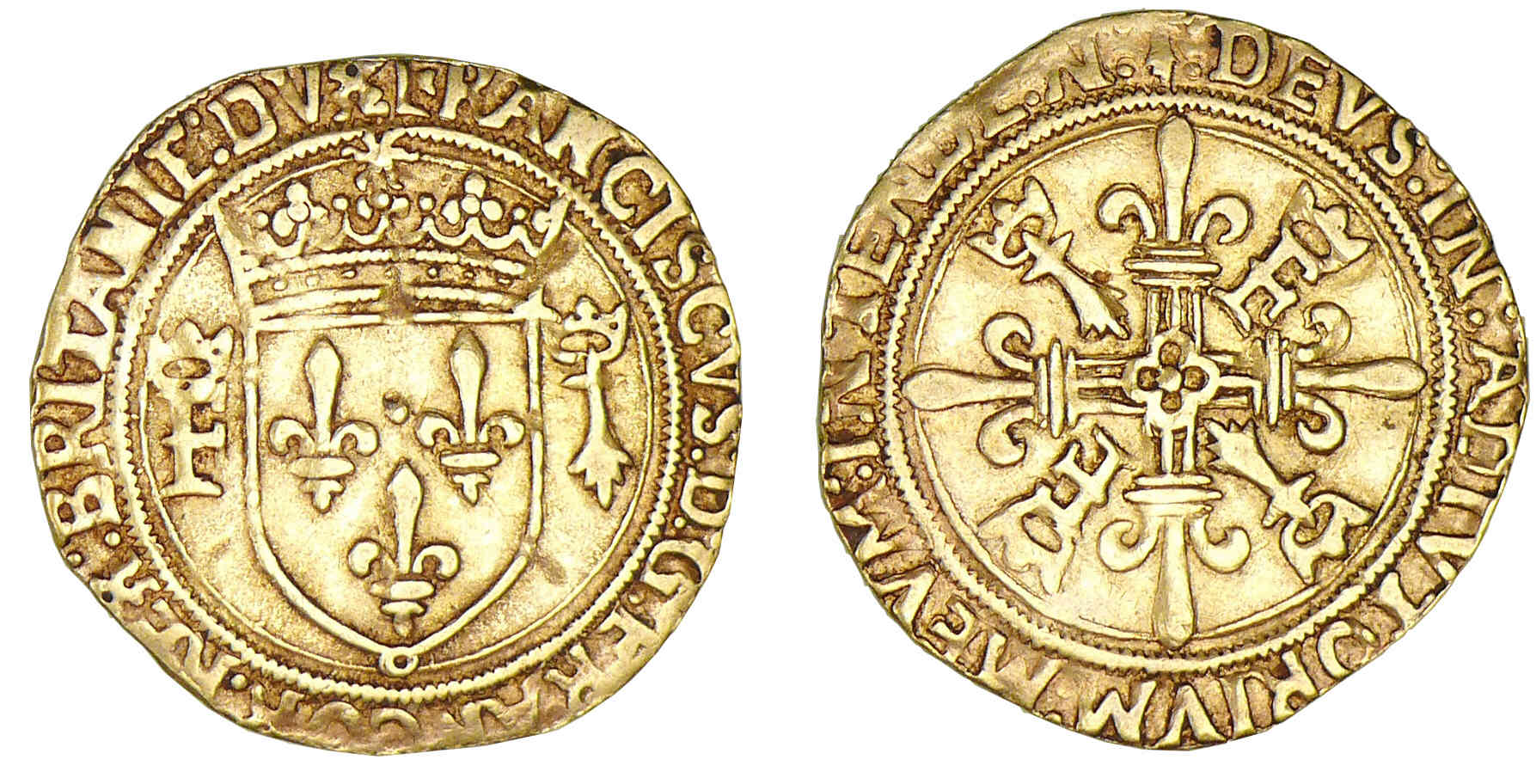 François 1er - Ecu d'or au soleil de Bretagne (Nantes) François 1er - Ecu d'or au soleil de Bretagne (Nantes)