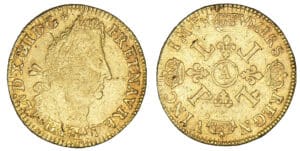 Louis XIV - Double louis d'or aux 4 L 169- A (Paris)