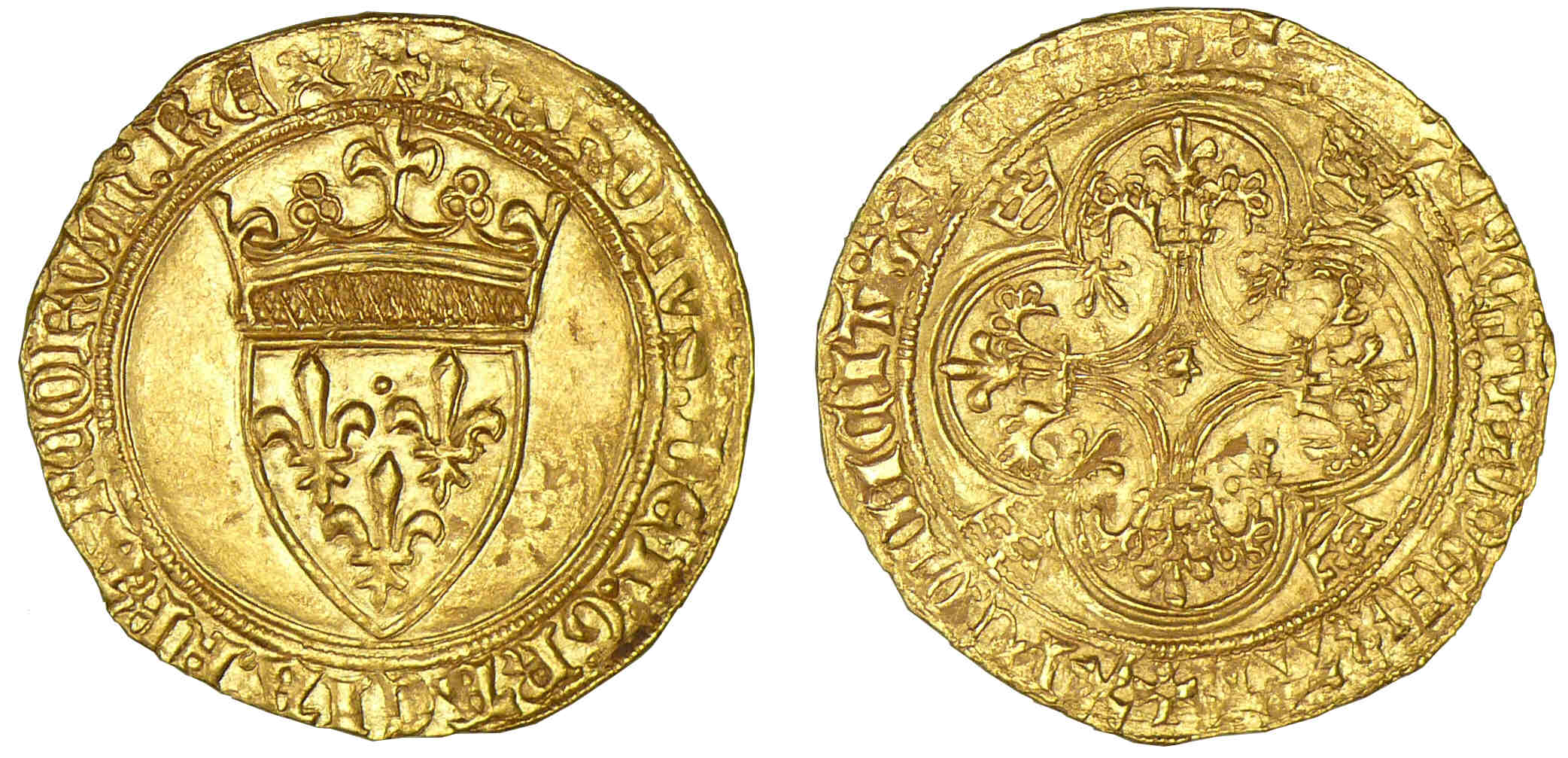 Charles VI - Ecu d'or à la couronne (Toulouse) Charles VI - Ecu d'or à la couronne (Toulouse)