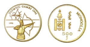 Mongolie - 500 tugrik 1996