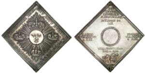 Pays-Bas - Nürnberger - Plaque en argent 1706