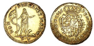 Ordre de Malte - Emmanuel Pinto - 5 scudi 1756