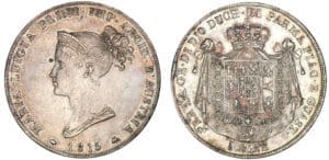 Italie - Parme Maria Luigia - 5 lires 1815