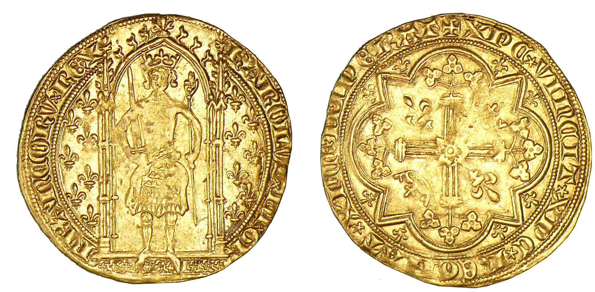 Charles V - Franc or à pied Charles V - Franc or à pied