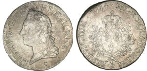 Louis XV - Ecu à la vieille tête 1774 & (Aix)