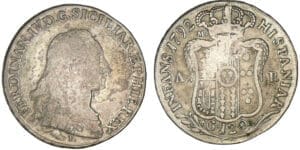 Italie - Naples - Ferdinand IV - Piastre de 120 grana 1792 PM-AP