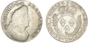 Louis XIV - Ecu aux palmes 1693 O (Riom)
