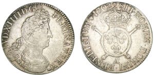 Louis XIV - Ecu aux insignes 1702 A (Paris)