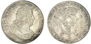 Louis XIV - Ecu aux insignes 1702 S (Reims)