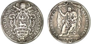 Italie - Etat papal - Innocent XI - Piastre 1680