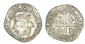 Charles VIII - Liard au dauphin 2ème émission (Rouen)