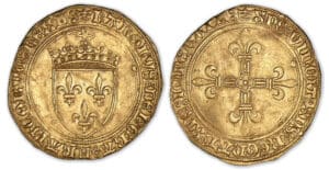 Charles VIII -  Ecu d'or au soleil  (Tours)