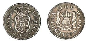 Espagne - Ferdinand VI - 1/2 real 1757 M (Mexico)