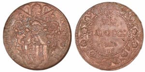 Italie - Etat-Papal - Benedit XIII - Baiocco 1726 (Gubbio)