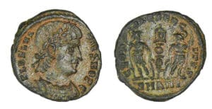 Delmace - Nummus (336-337, Thessalonique)