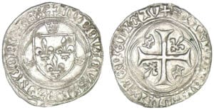 Louis XI - Blanc à la couronne (Tours)