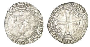 Charles VII - Blanc à la couronne (Rouen)