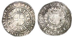 Charles VI - Gros au lis (Tournai)