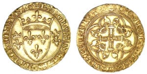 Charles VII - Ecu d'or à la couronne (Lyon)