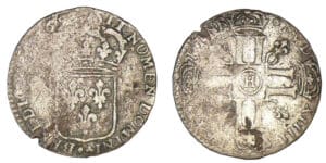 Louis XIV - Sol de 15 deniers 1693 H (La Rochelle)