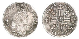 Louis XIV - Douzième d'écu aux 8 L 1691 L (Lille)