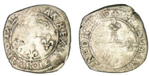 Charles IX - Double sol parisis 1571 R (Villeneuve)