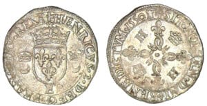 Henri II - Douzain aux croissants 1550 E (Tours)