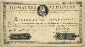 Assignat de 50 livres - Emission du 30 avril 1792