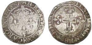 Charles IX - Double sol parisis M.D.L.XX 1570 K (Bordeaux)