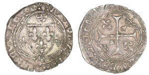 Charles VIII - Blanc à la couronne de Bretagne (Rennes)