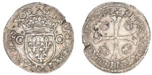 Charles X - Douzain aux 2 C 1er type 1593 X (Amiens)