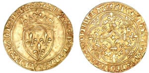 Charles VI - Ecu d'or à la couronne (Montpellier)