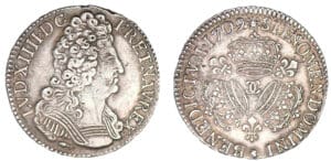 Louis XIV - Demi-écu aux trois couronnes 1709 CC (Besançon)