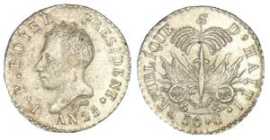 Haïti - Jean-Pierre Boyer - 50 centimes (1828) AN 25