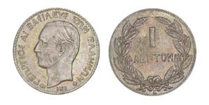 Grèce - George Ier - 1 lepta 1878 K (Bordeaux)