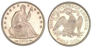 Etats-Unis - 1/2 dollar Liberty seated 1873 (Philadelphie)