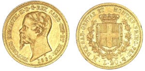 Italie - Victor Emmanuel II - 20 lire 1860 M (Milan)