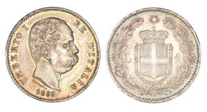 Italie - Umberto Ier - 1 lire 1899 R (Rome)