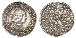 Italie - Duché de Milan - Galéas Marie Sforza - Teston