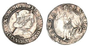 Italie - Ferdinand Ier d' Aragon - Coronato (Naples)