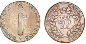 Italie - République napolitaine - Campanie - 6 tornesi An VII