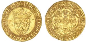 Charles VI - Ecu d'or à la couronne 1ère émission