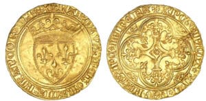 Charles VI - Ecu d'or à la couronne 3ème émission (Angers)