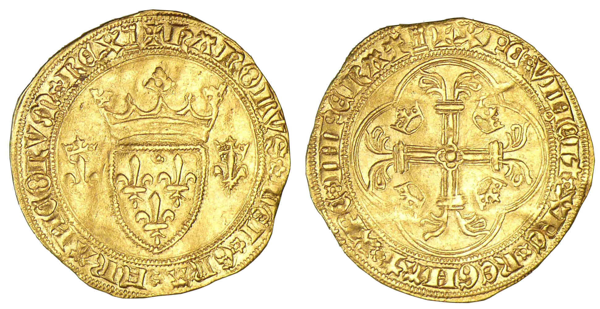 Charles VII - Ecu d'or à la couronne (Tours) Charles VII - Ecu d'or à la couronne (Tours)