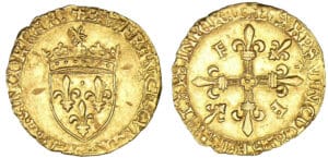 François 1er - Ecu d'or au soleil (Bayonne) 5ème type