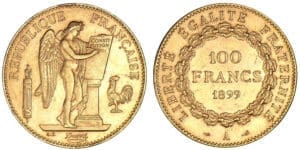 100 francs Génie Liberté, Egalité, Fraternité 1899 A (Paris)