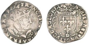 François 1er - Demi-teston du 8ème type (Lyon)