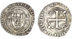 François 1er - Blanc à la couronne (Rouen)