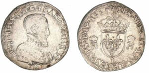 Henri II - Teston à la tête nue 1er type 1559 L (Bayonne)